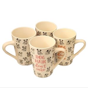 🔥PRICE DROP🔥 NWT SET OF 4 DOG LOVER COFFEE MUGS